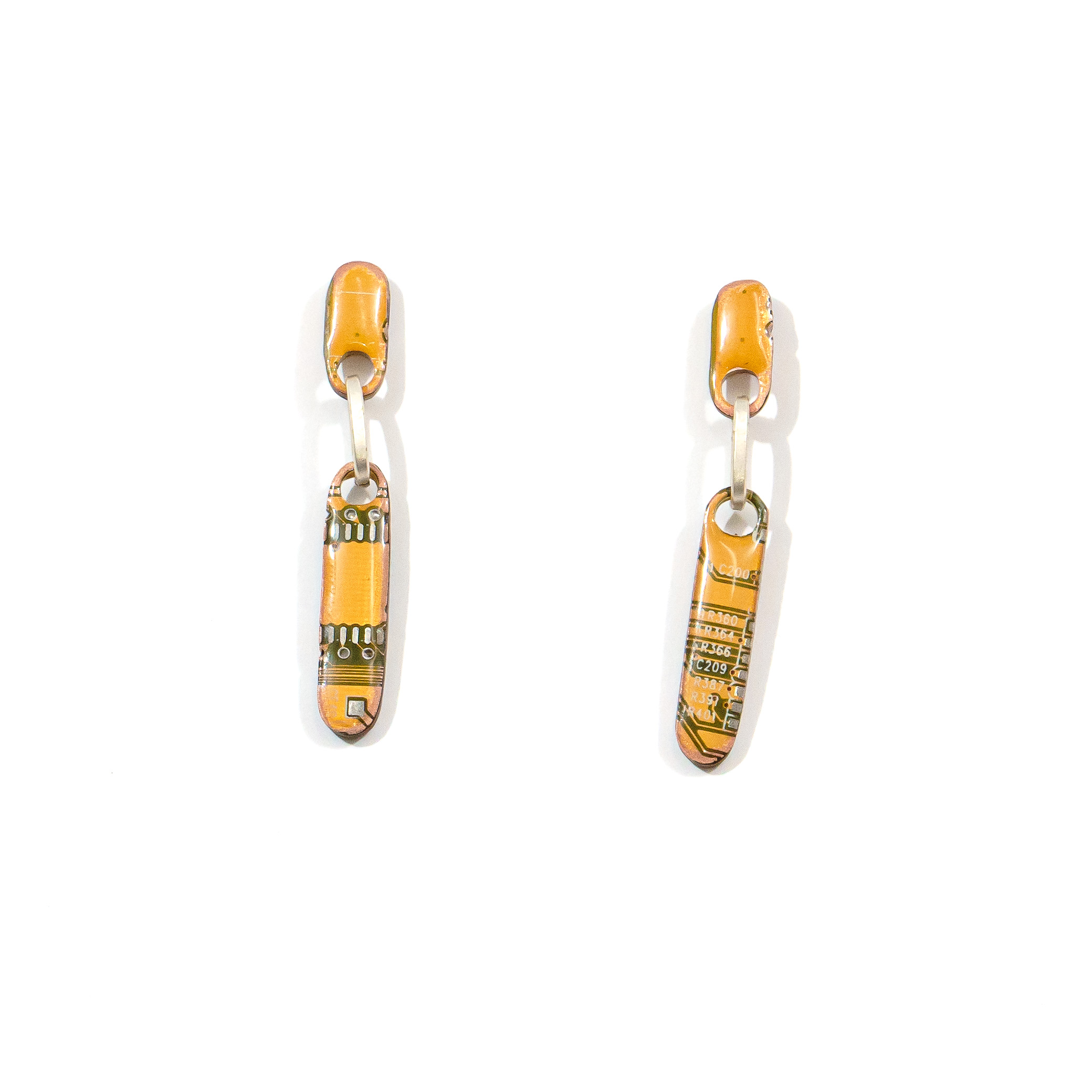 STRUCTURE YELLOW EARRINGS