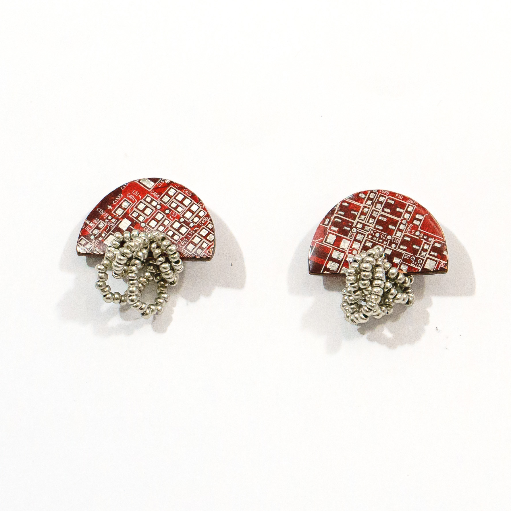 ARCADE RED EARRINGS